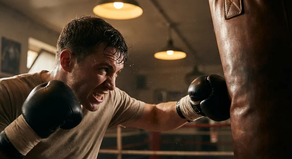 Diego Pacheco in a boxing stance