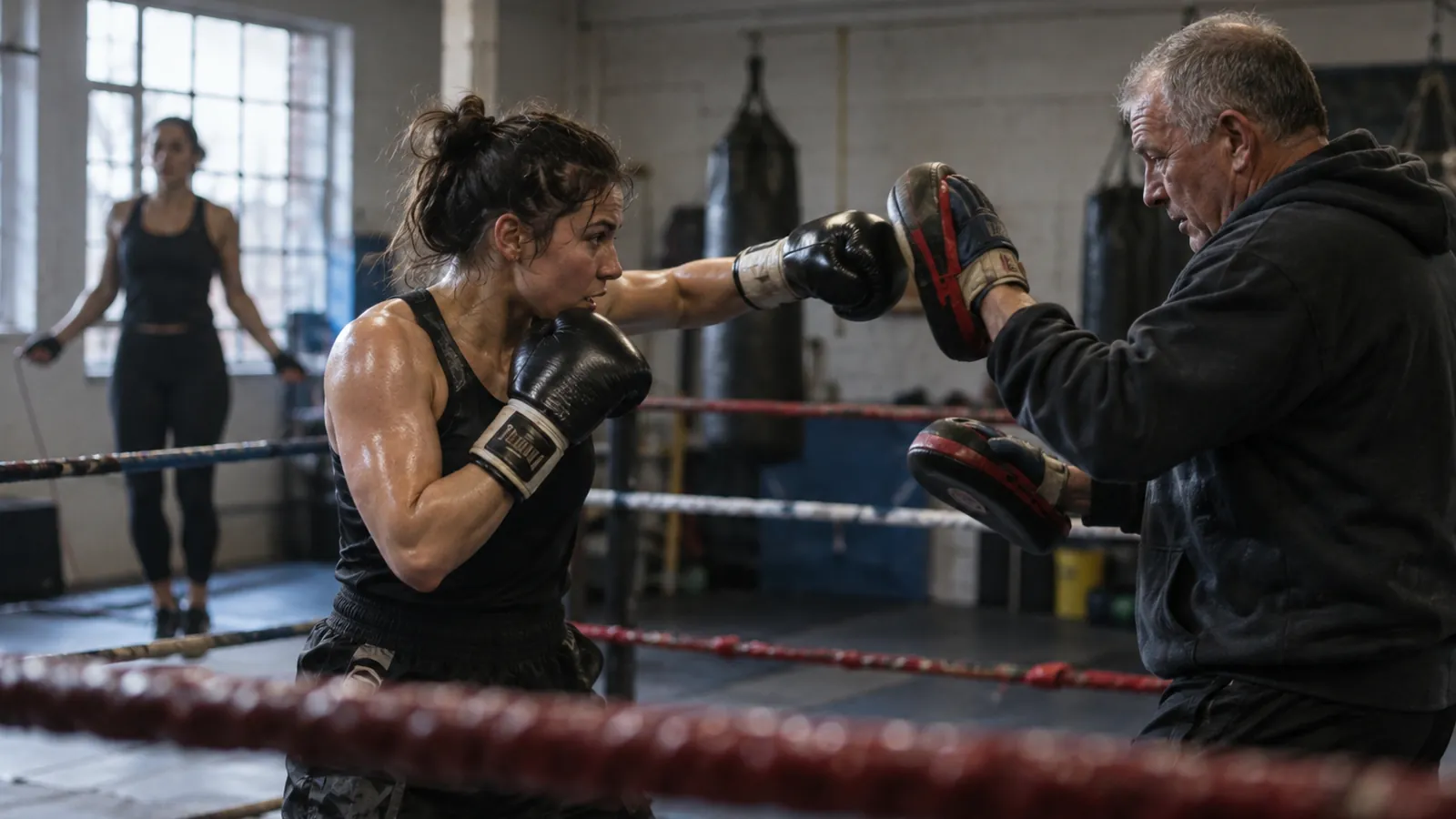 Article-specific boxing training image