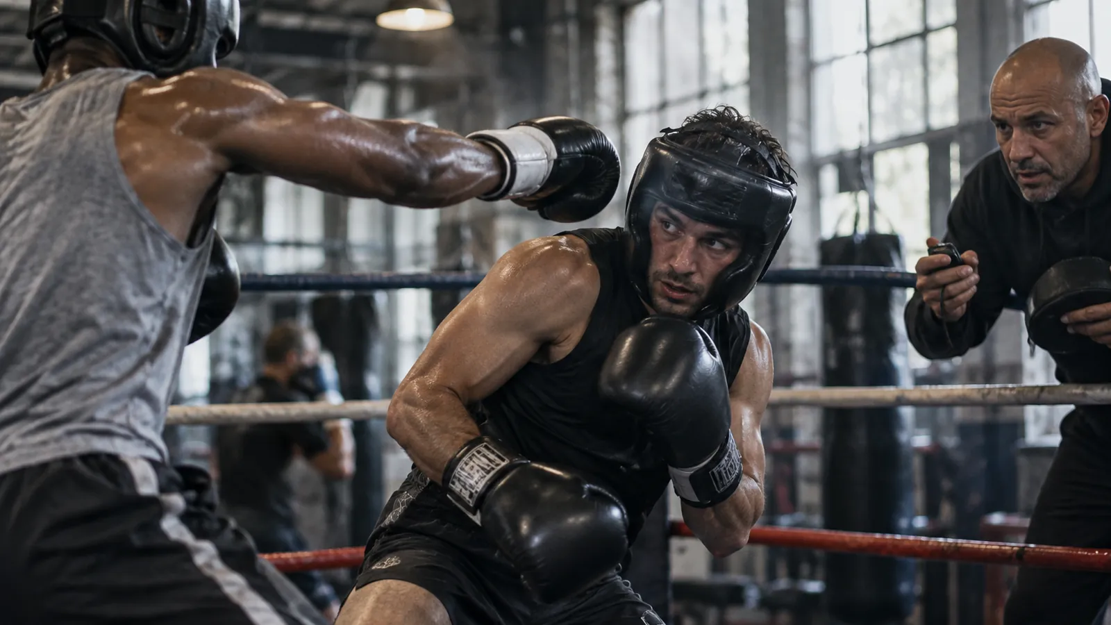 Article-specific boxing training image