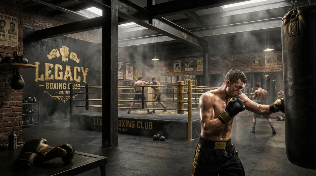Ring group at Honour and Glory Boxing Club