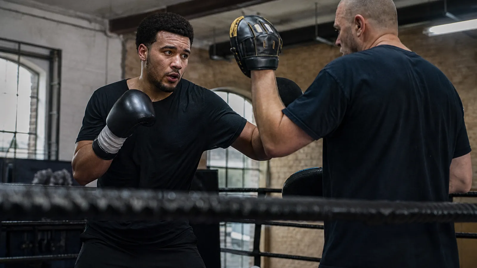 Article-specific boxing training image