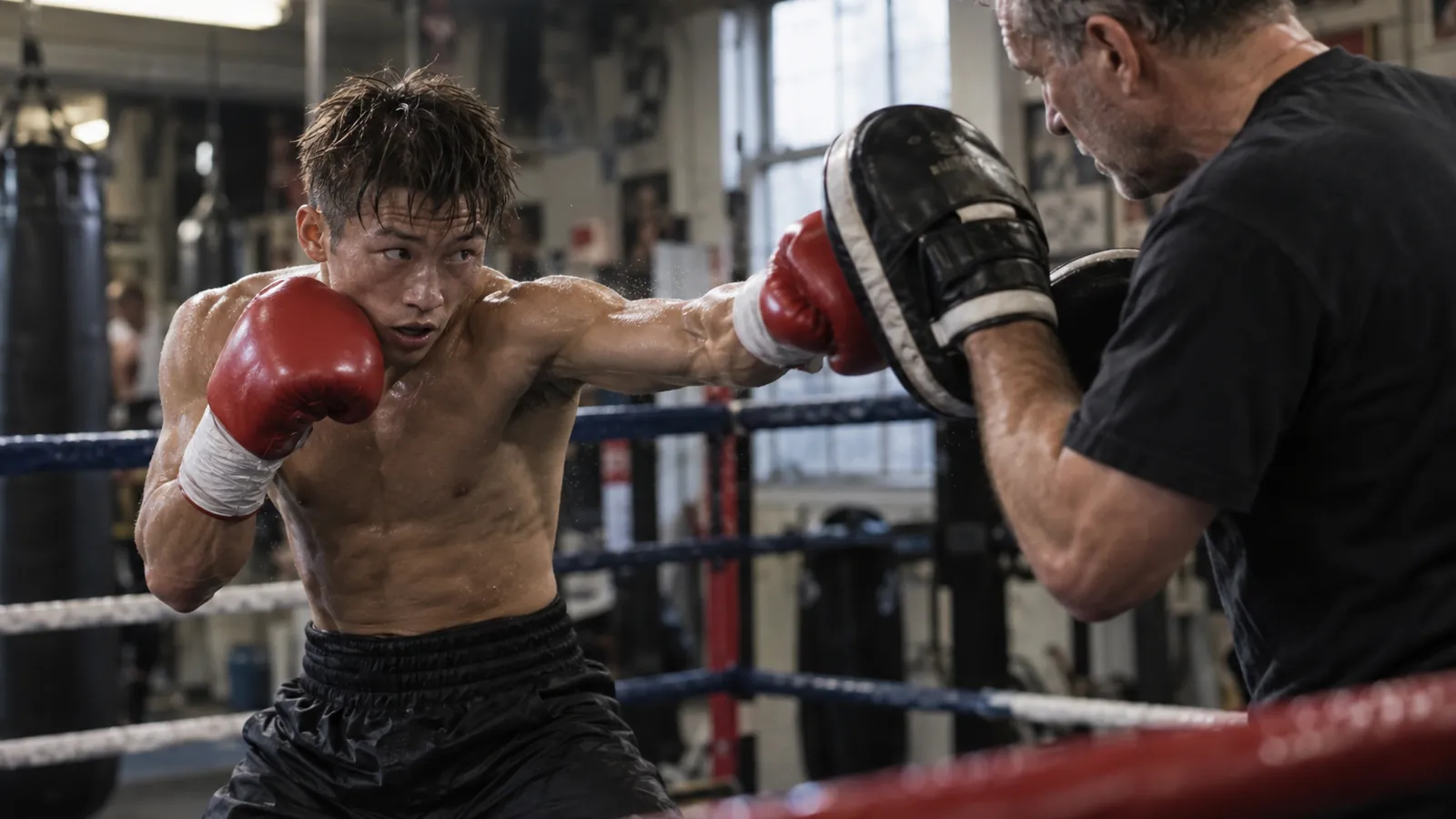 Article-specific boxing training image