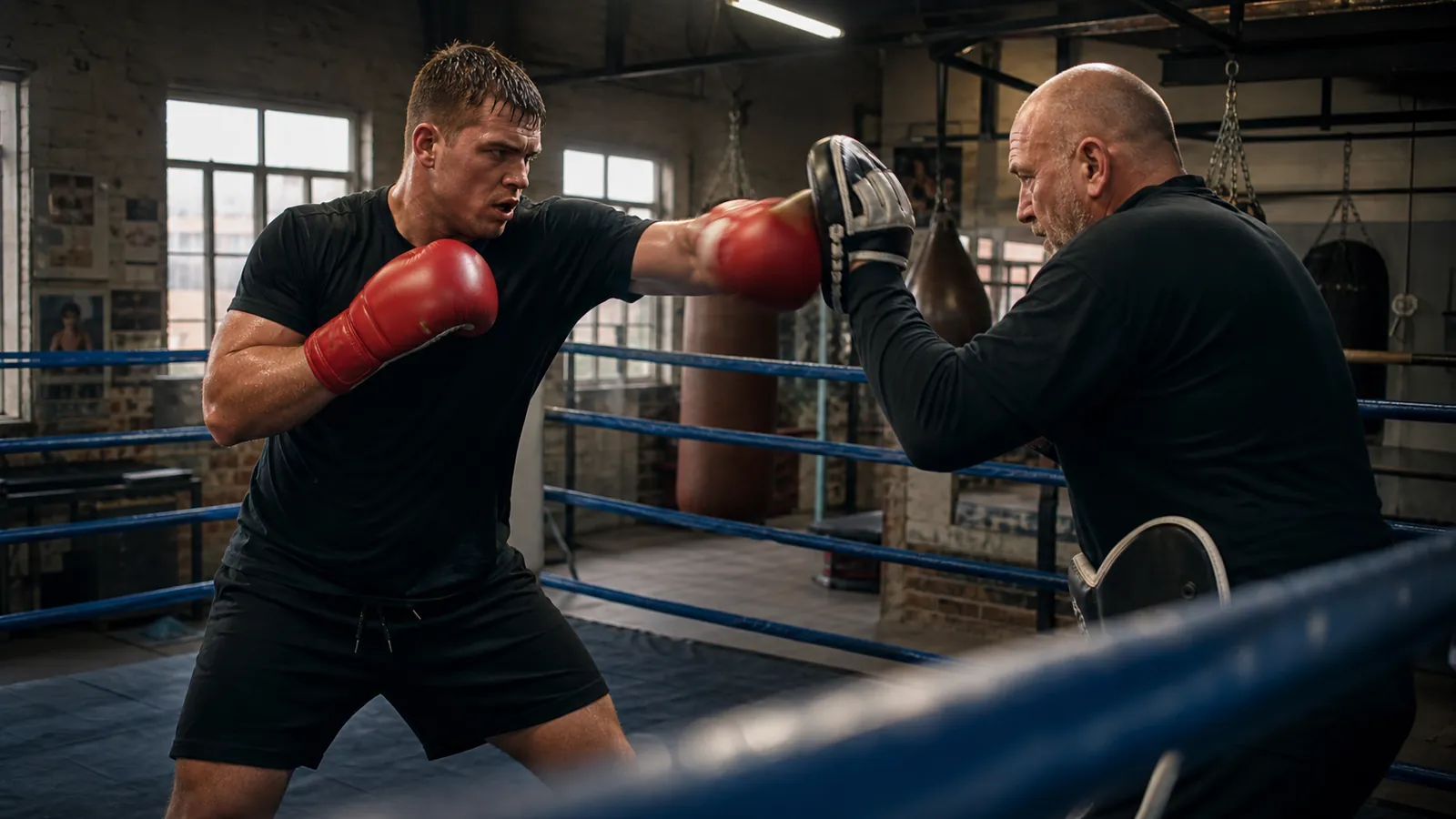 Article-specific boxing training image