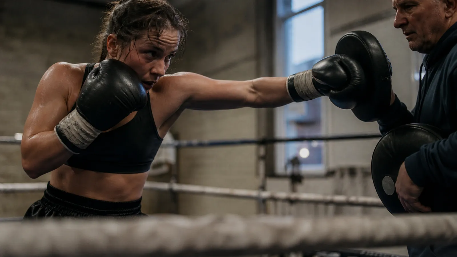 Article-specific boxing training image