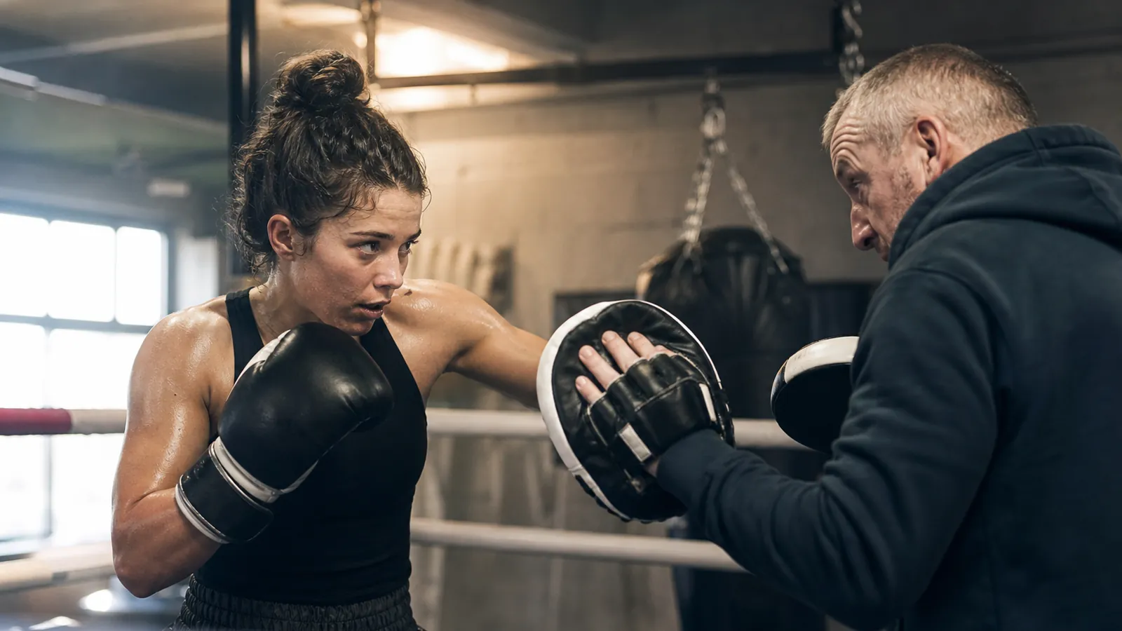 Article-specific boxing training image