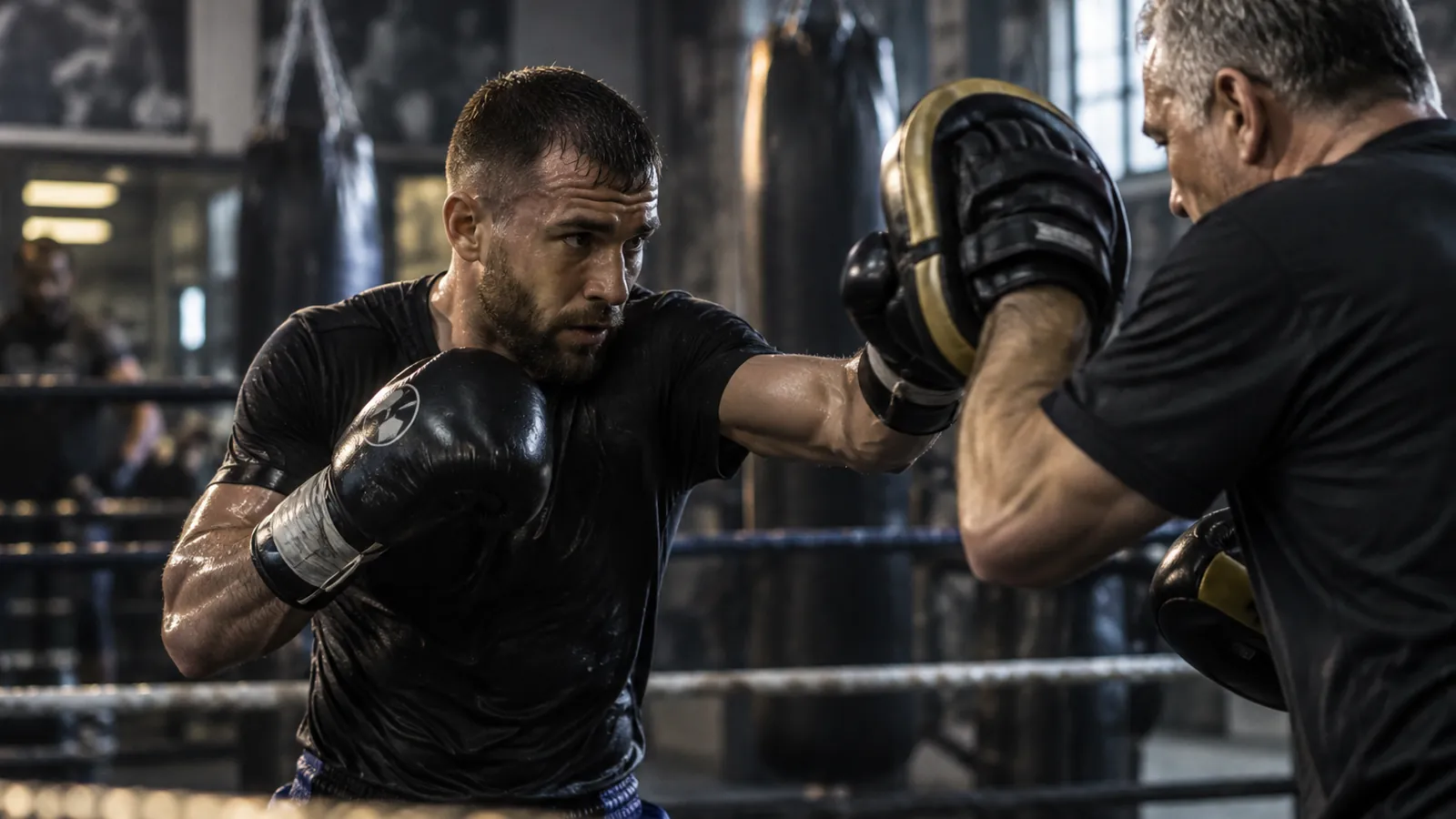 Article-specific boxing training image