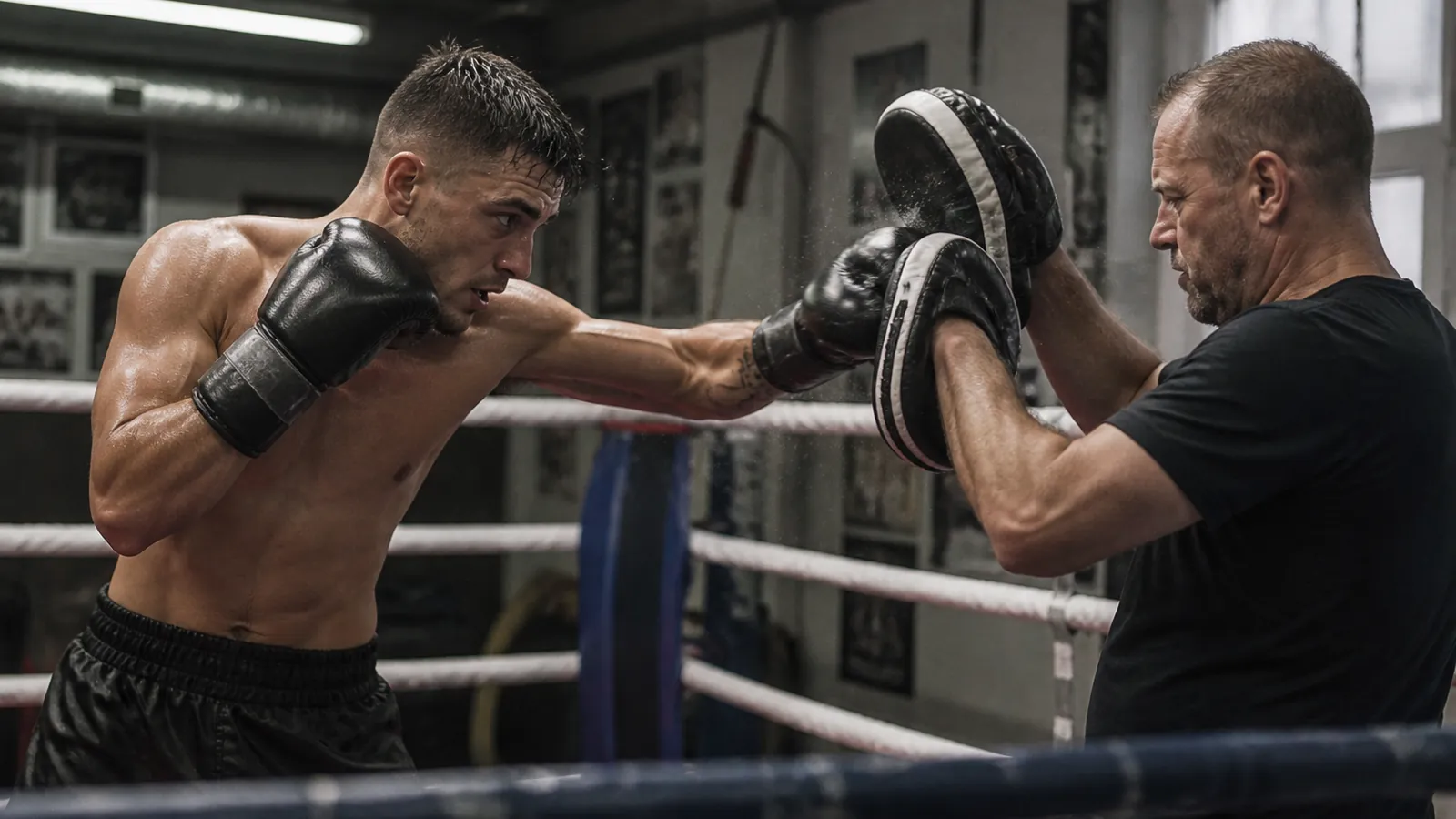 Article-specific boxing training image