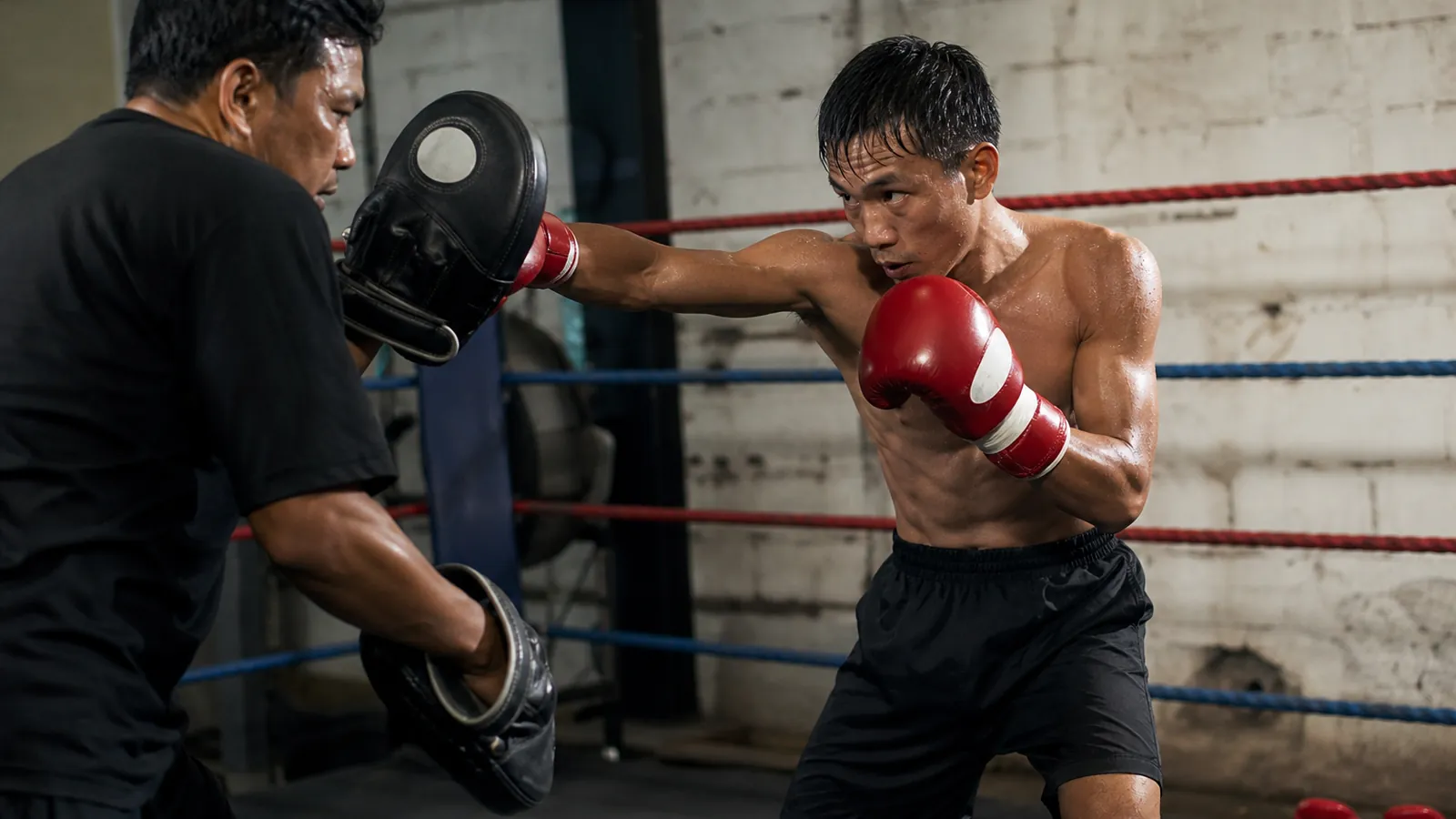 Article-specific boxing training image