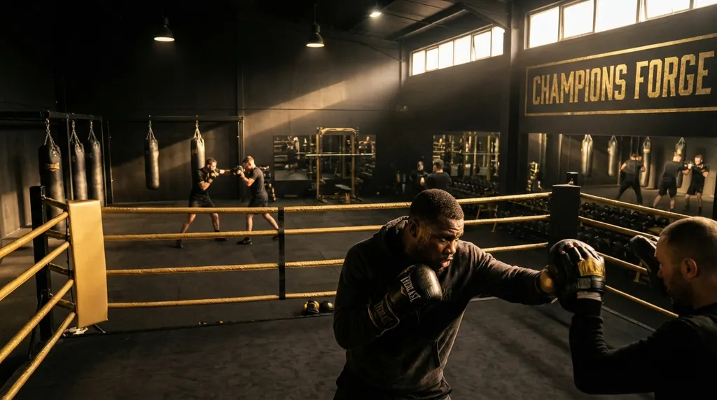 Training community at Honour and Glory Boxing Club