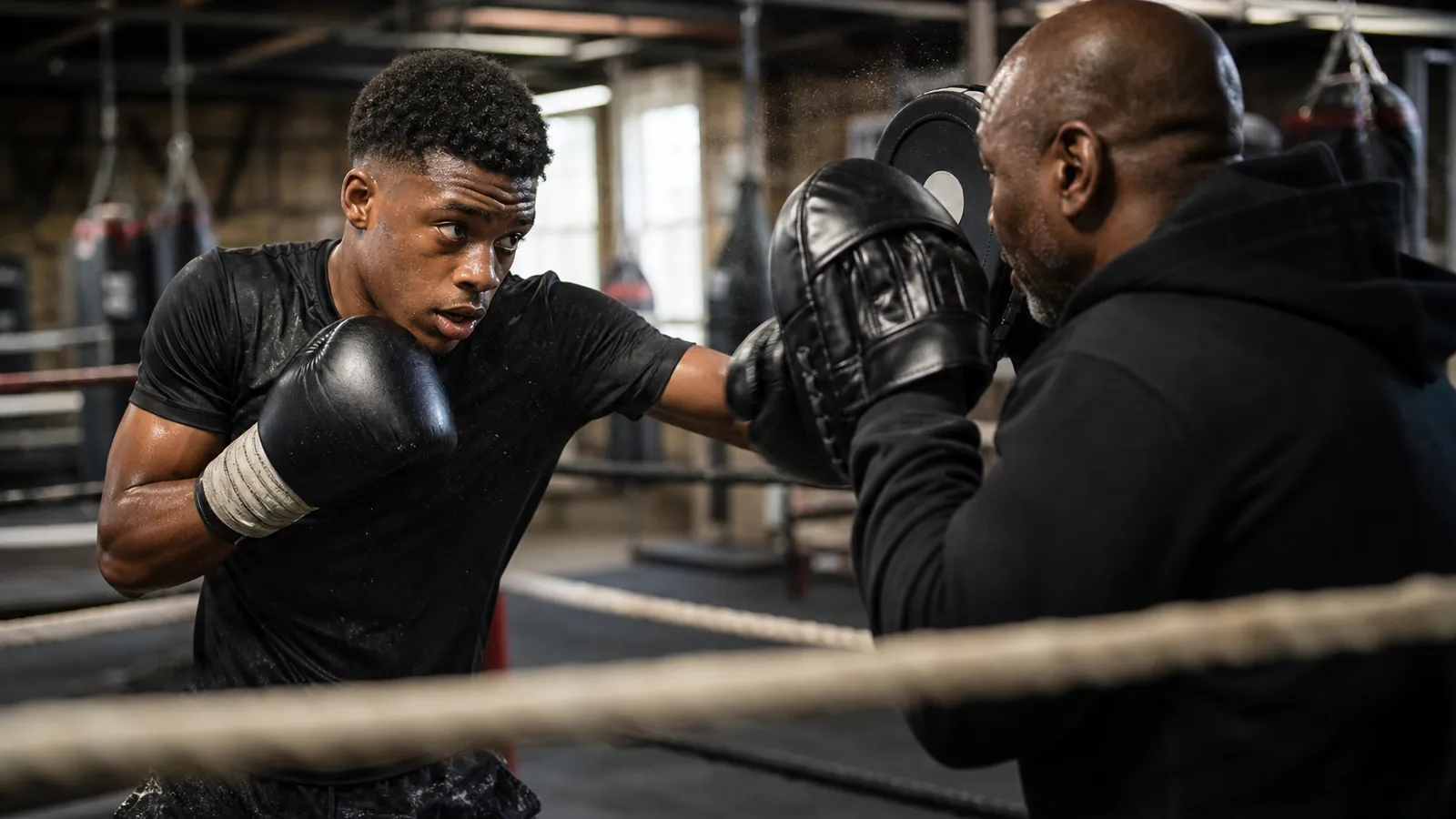 Article-specific boxing training image