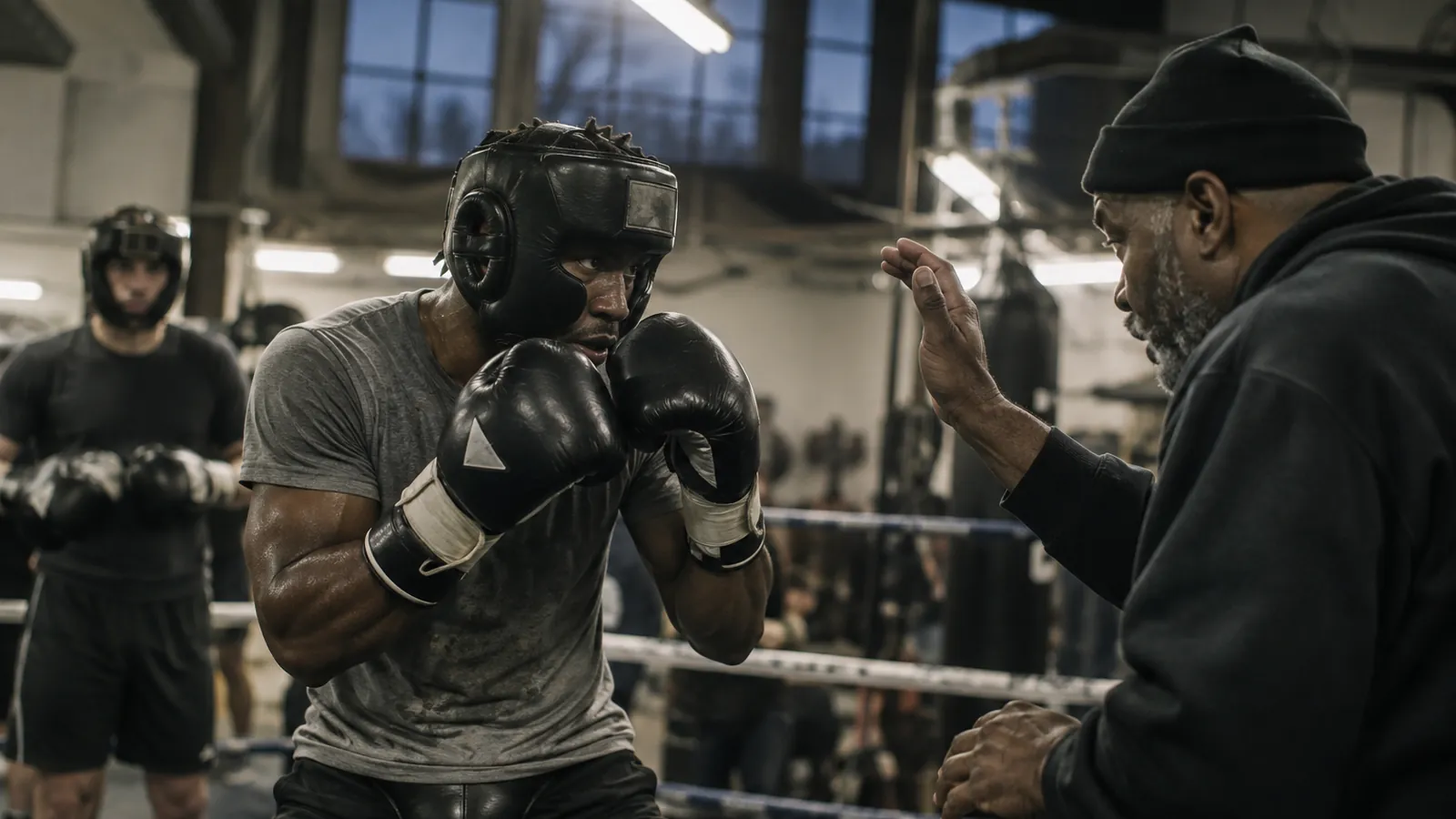 Article-specific boxing training image