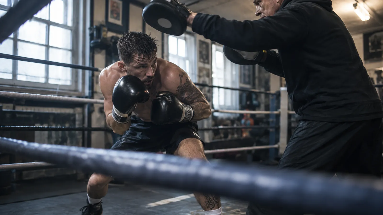 Article-specific boxing training image