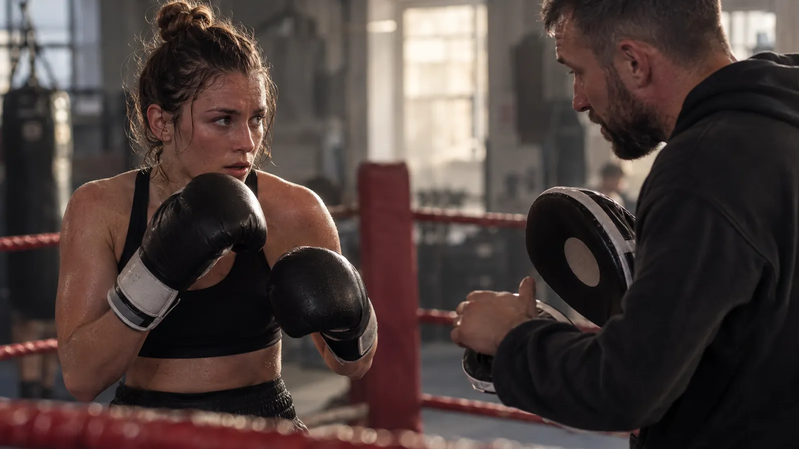 Article-specific boxing training image
