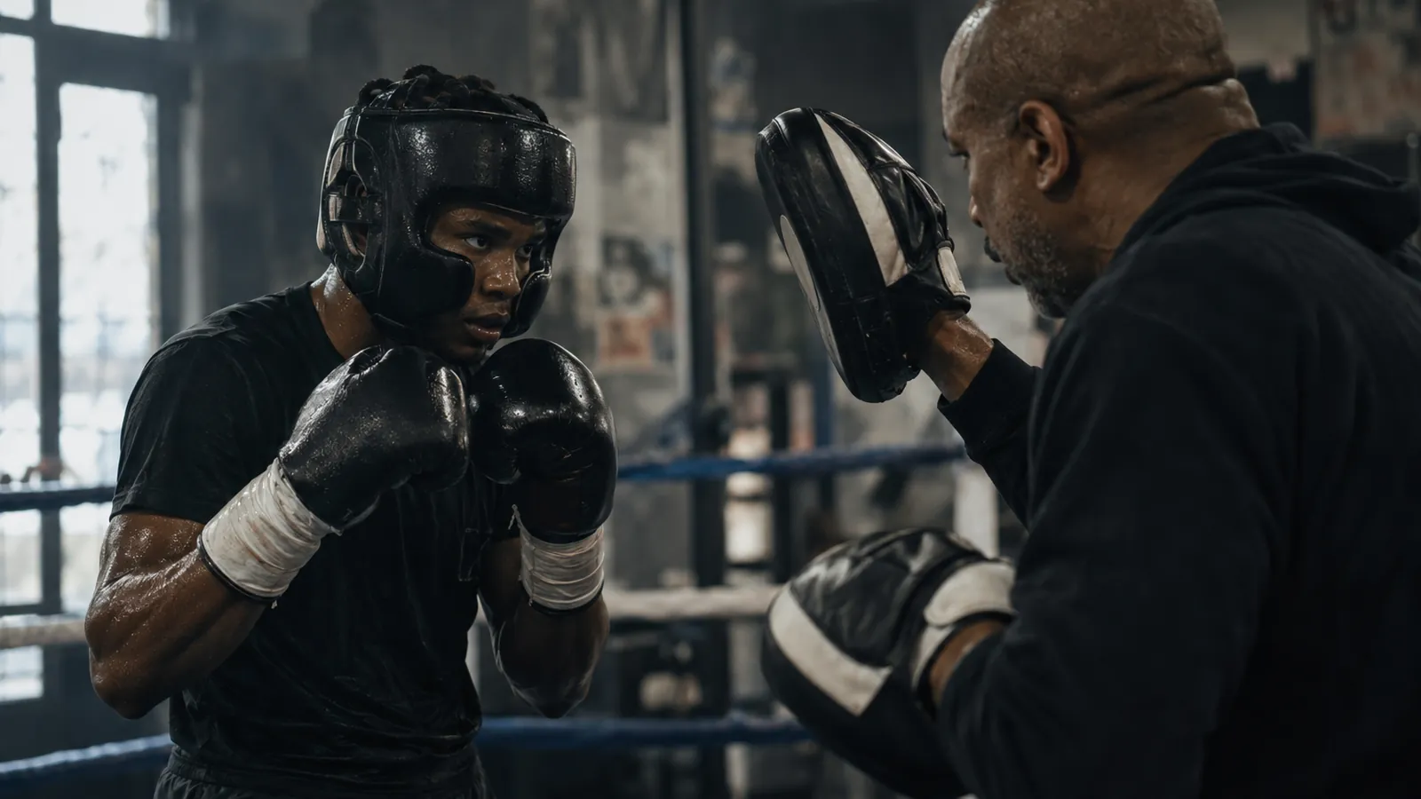 Article-specific boxing training image