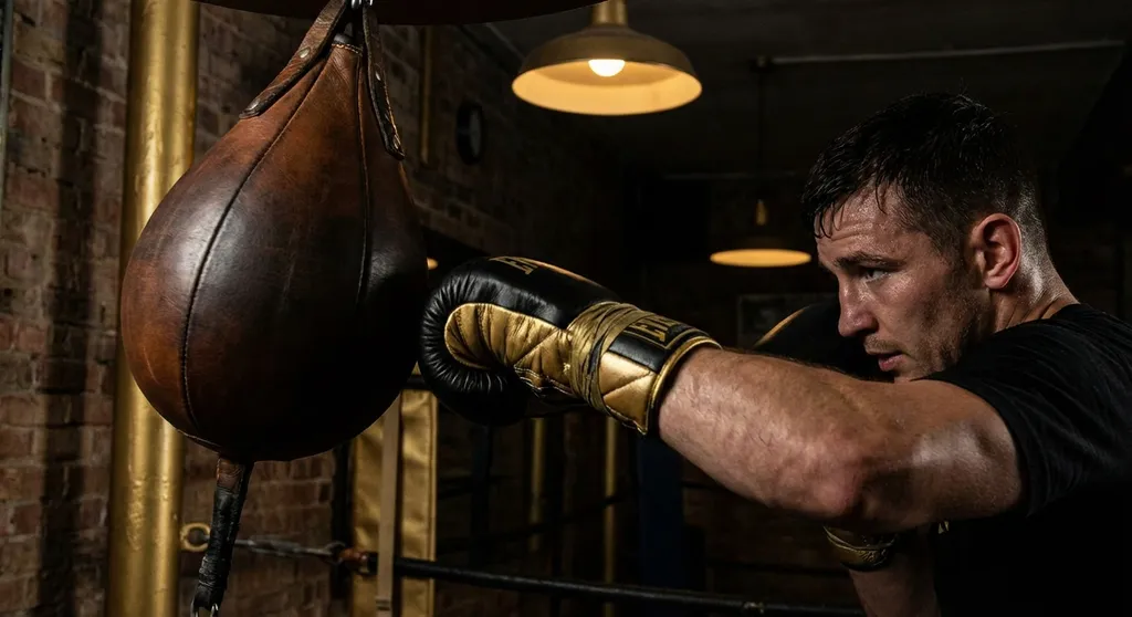 Boxers training inside a community boxing gym