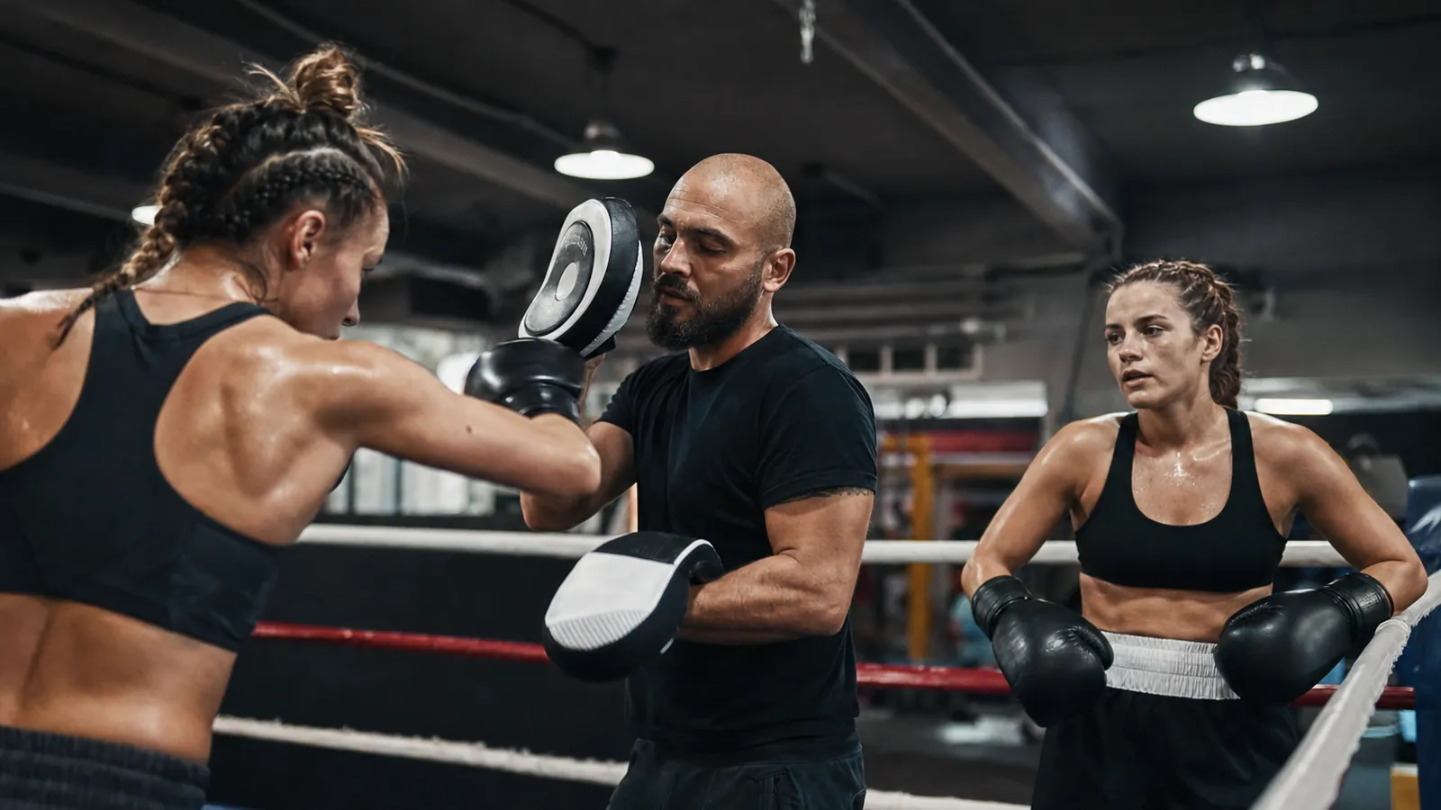Article-specific boxing training scene for this guide