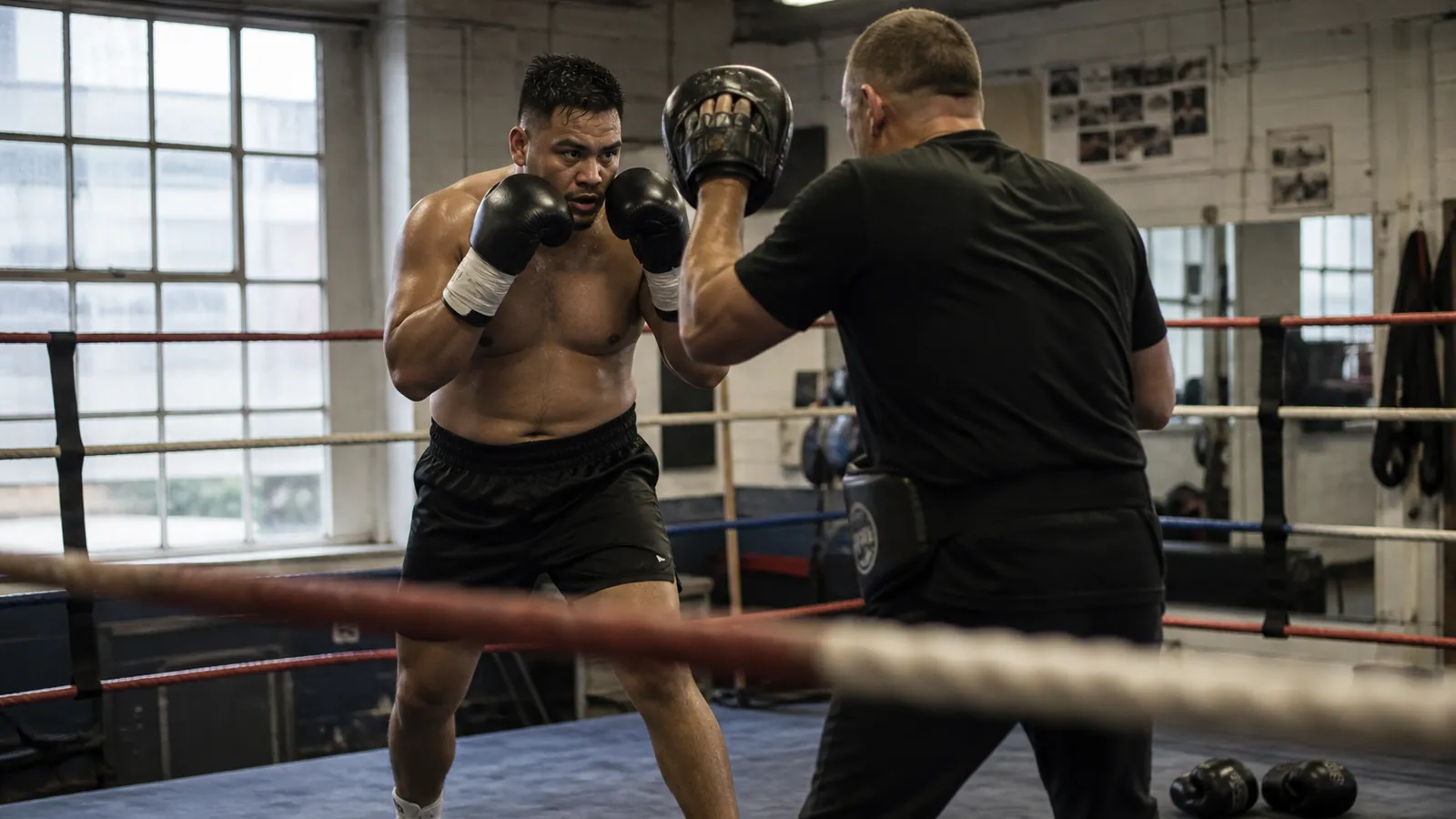 Article-specific boxing training image