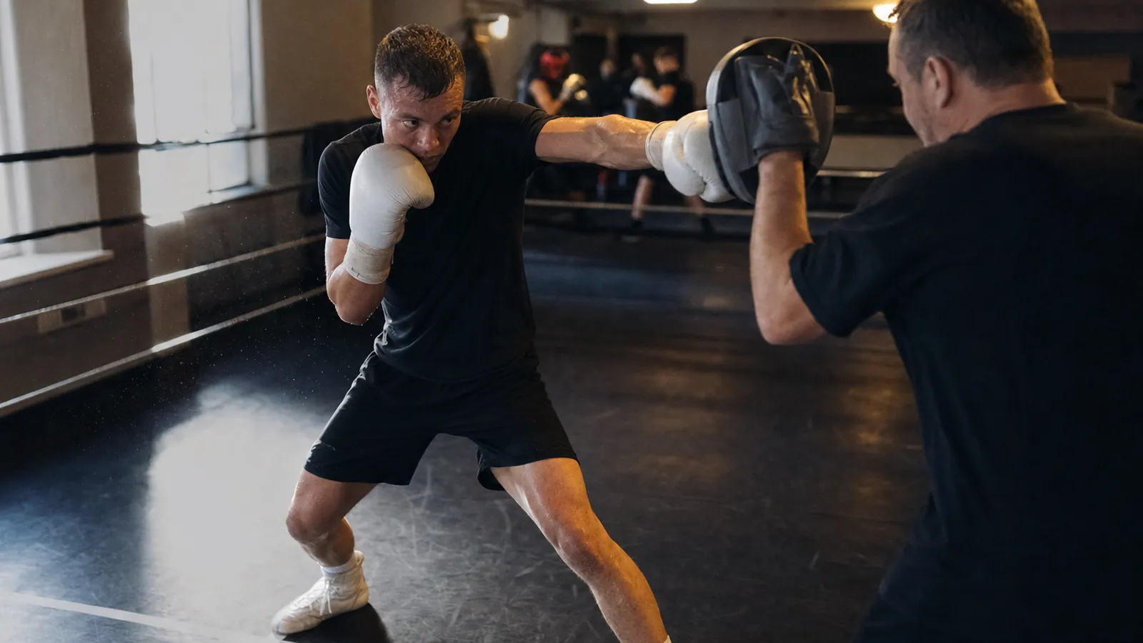 Article-specific boxing training image