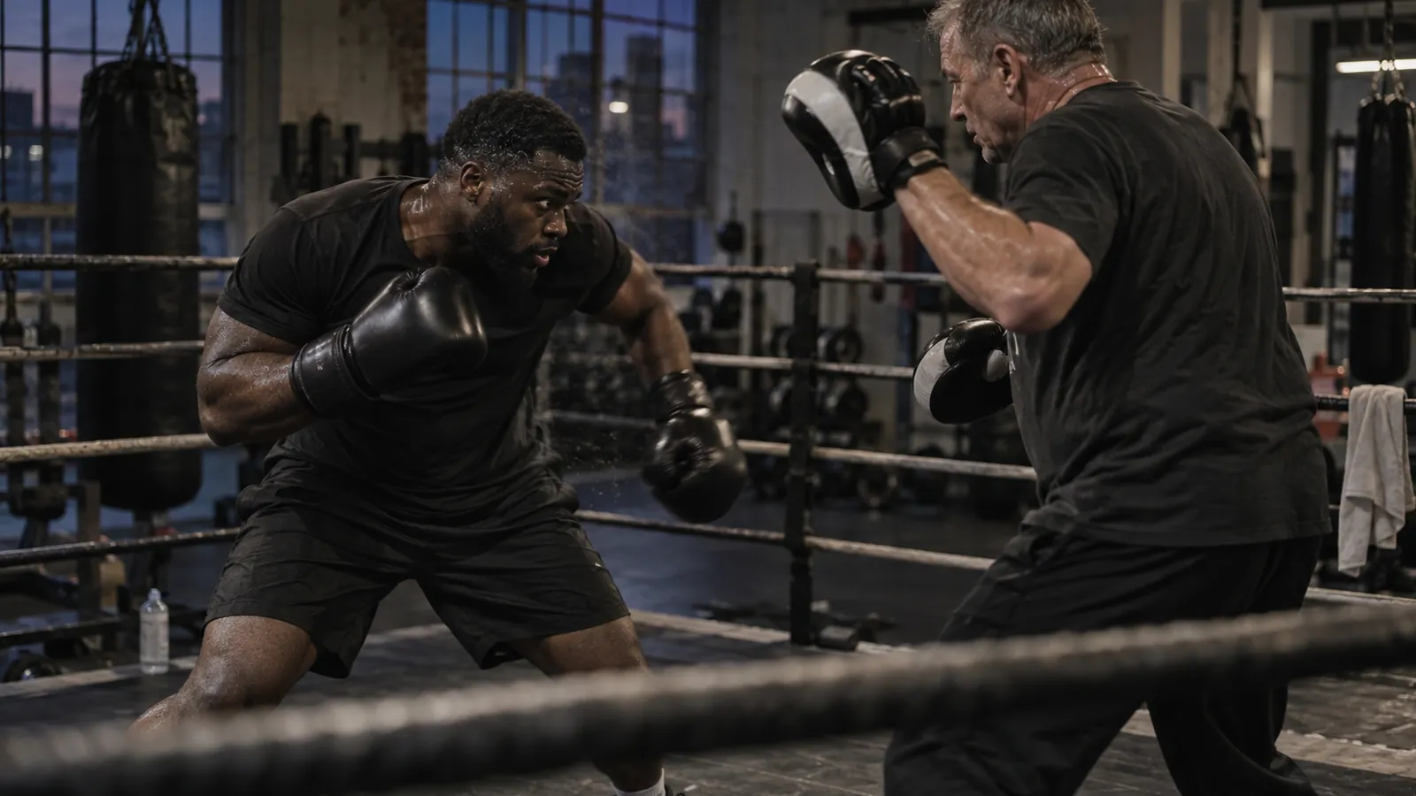Article-specific boxing training image