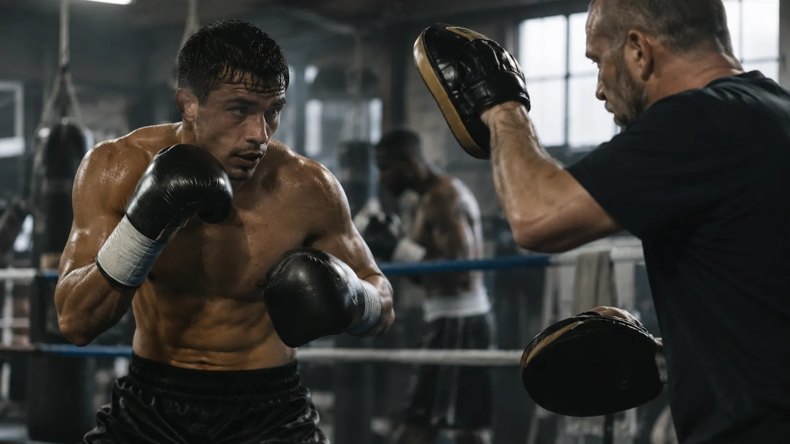 Article-specific boxing training image