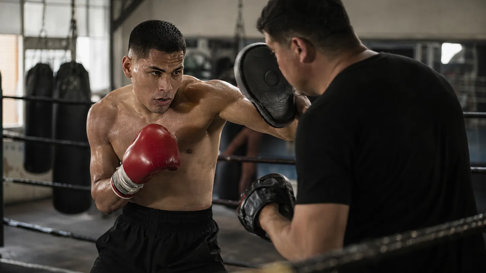Article-specific boxing training image