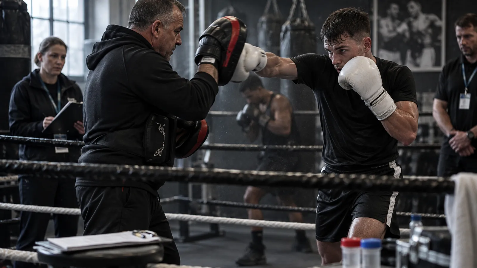Article-specific boxing training image