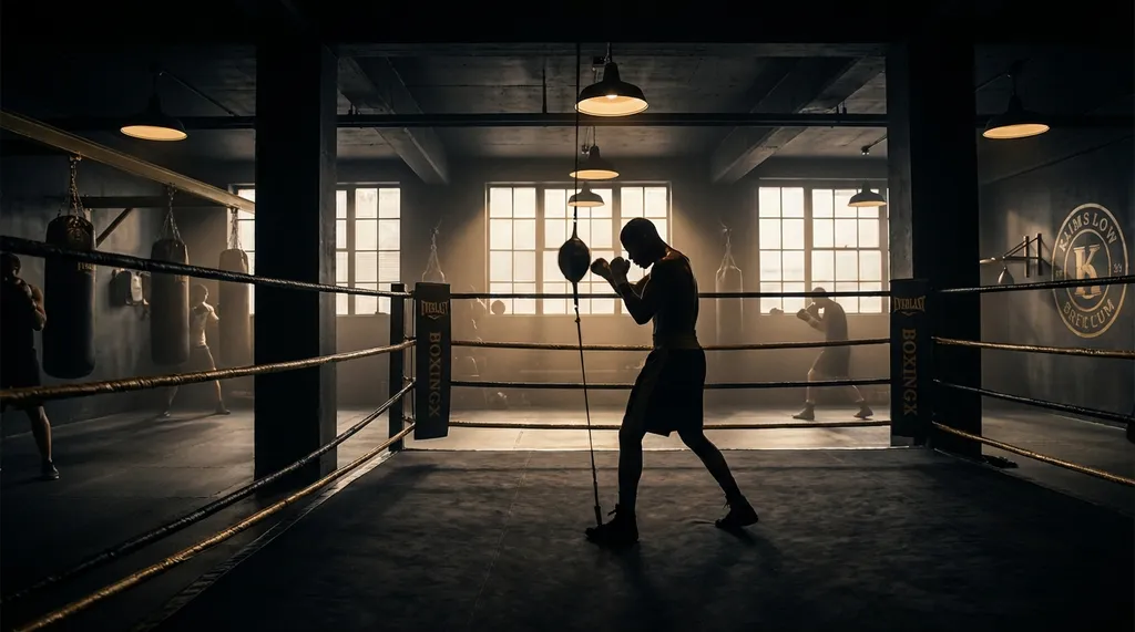 Amateur boxers gathered for a competition