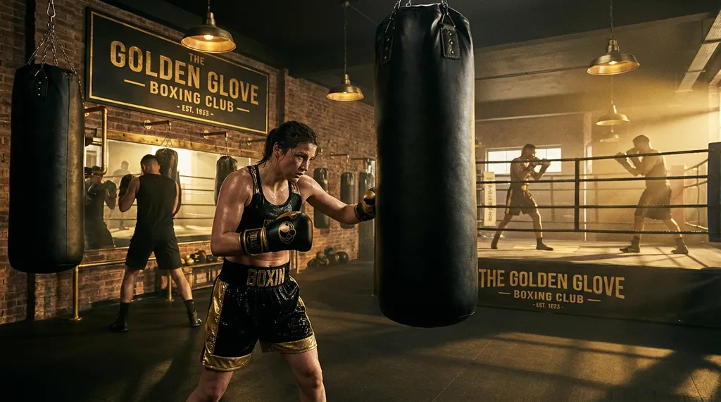 Women training together at Honour and Glory Boxing Club