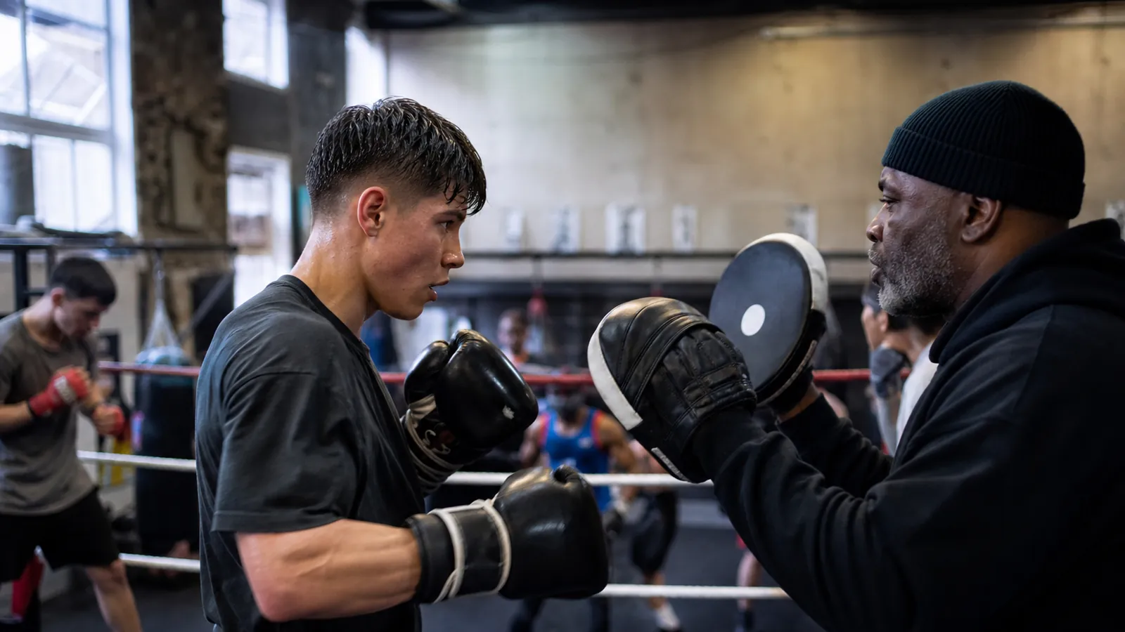 Article-specific boxing training image