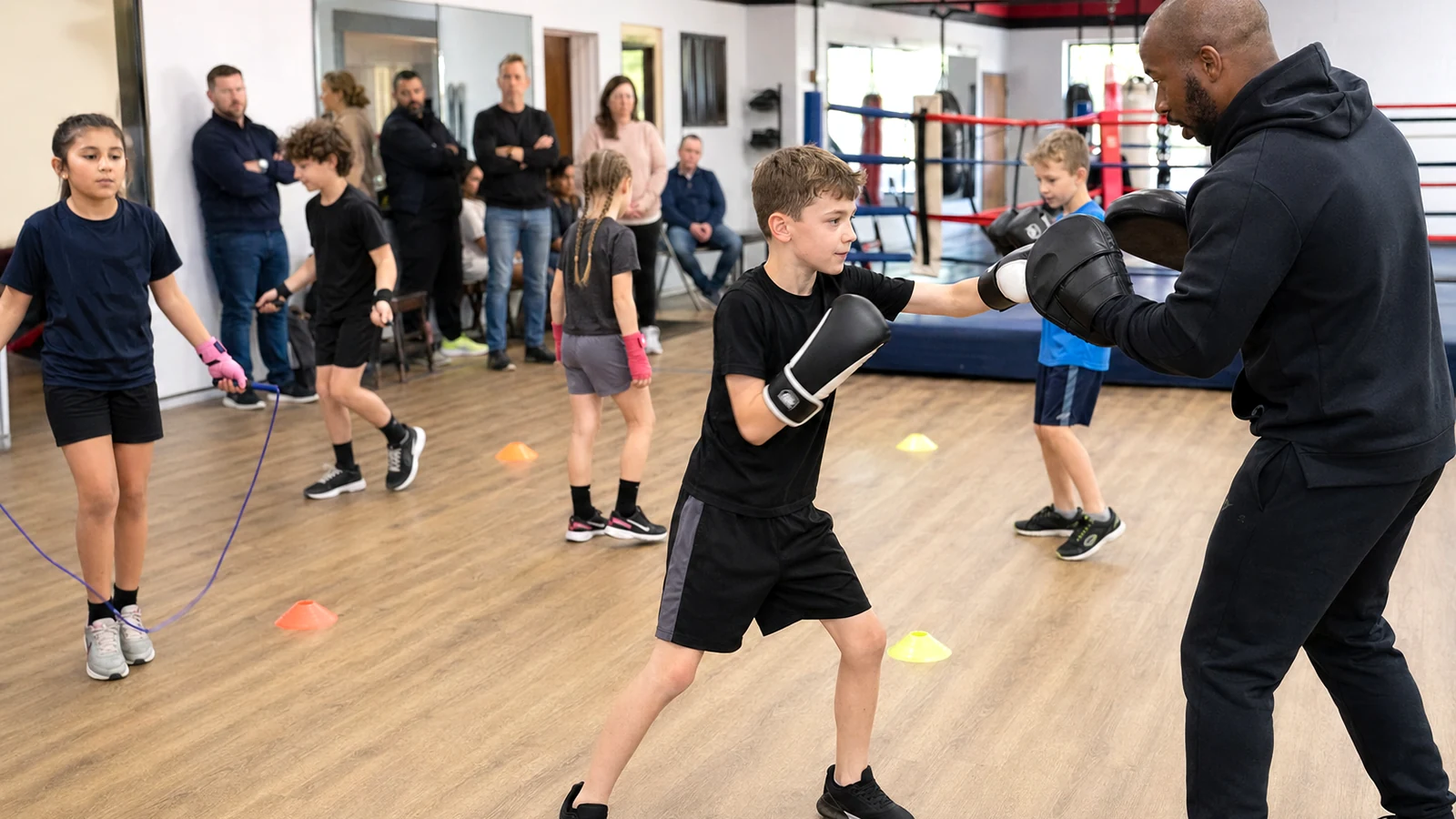 Junior boxing at Honour and Glory