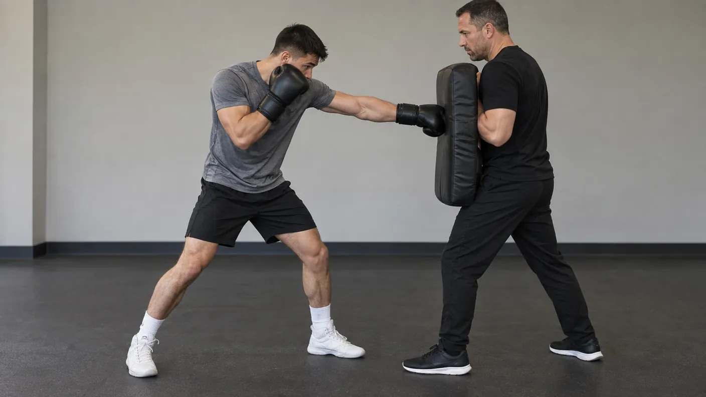 Long-Range Rear Body Cross: Boxing Drill
