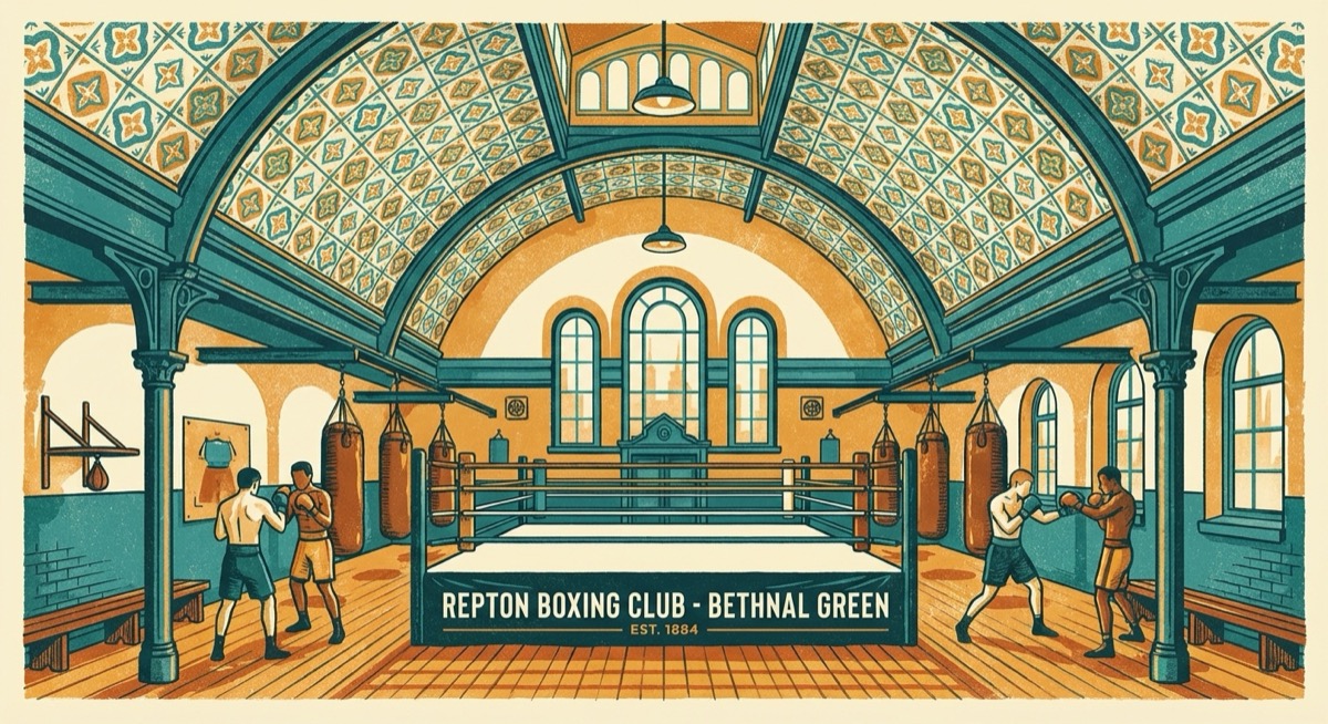 Historic Victorian bathhouse converted to boxing gym