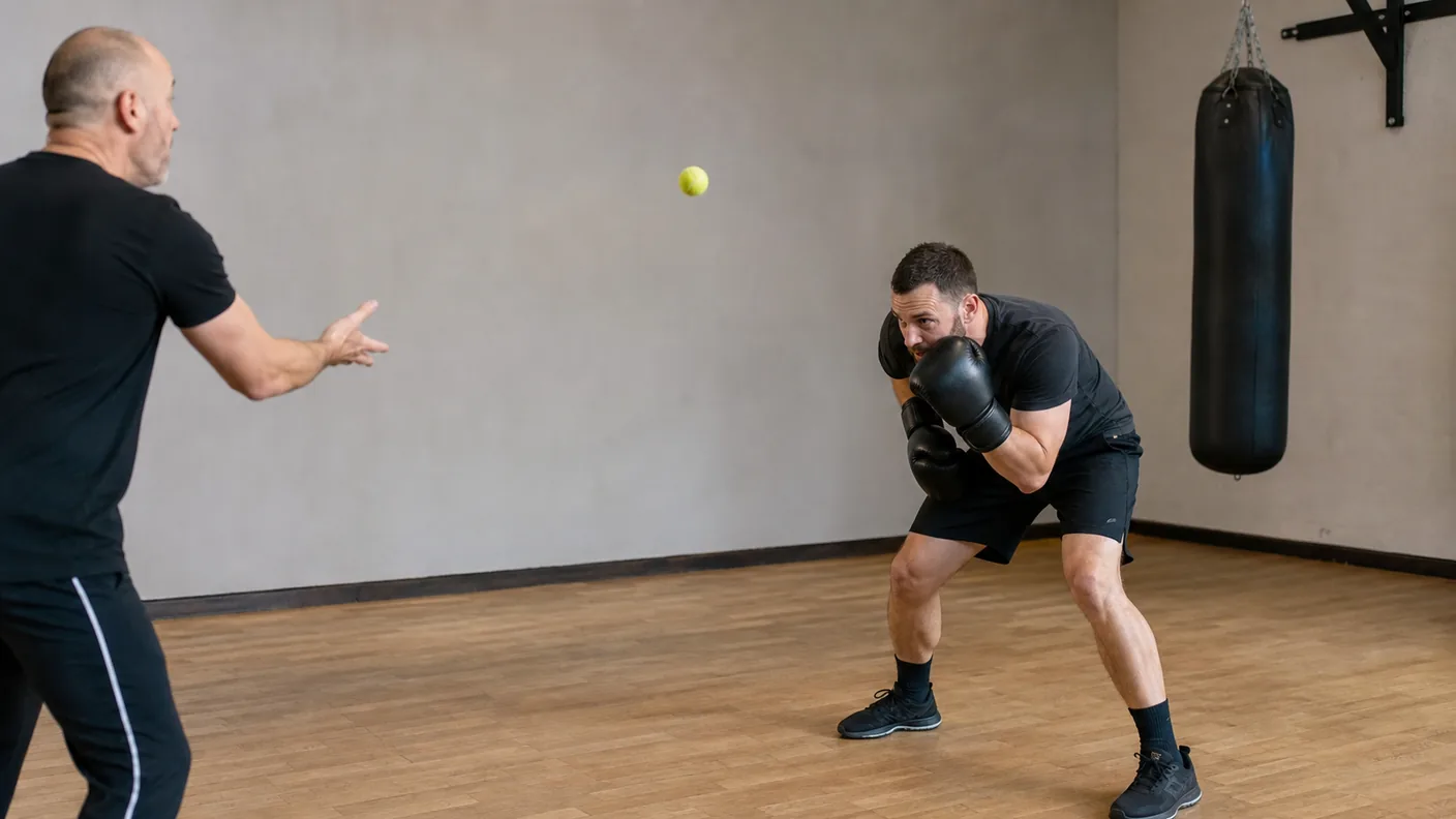 Tennis Ball Slip Drill for Boxing