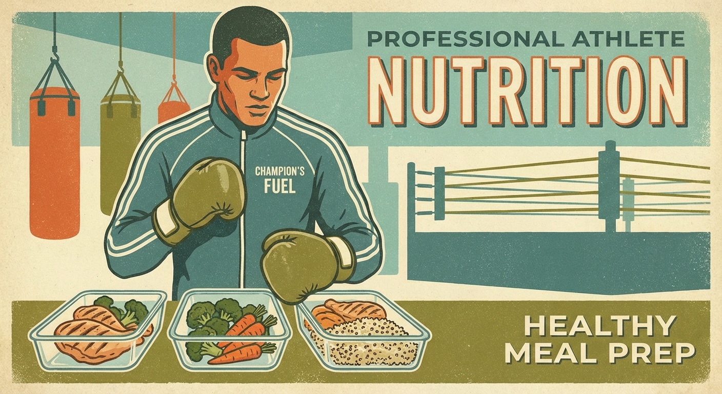 Healthy meal prep for boxing training