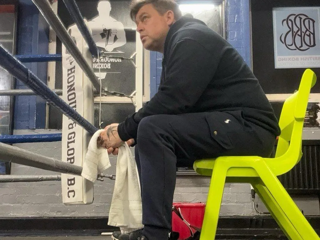 Honour and Glory boxing session in progress with members moving around the ring during technical work