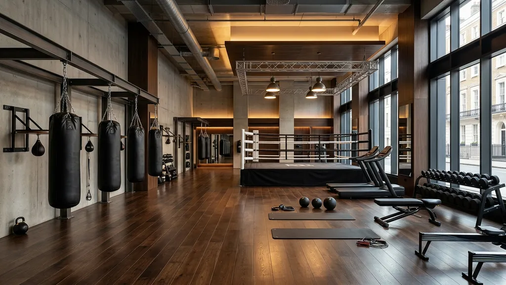 Artist's impression of BXR London luxury boxing gym