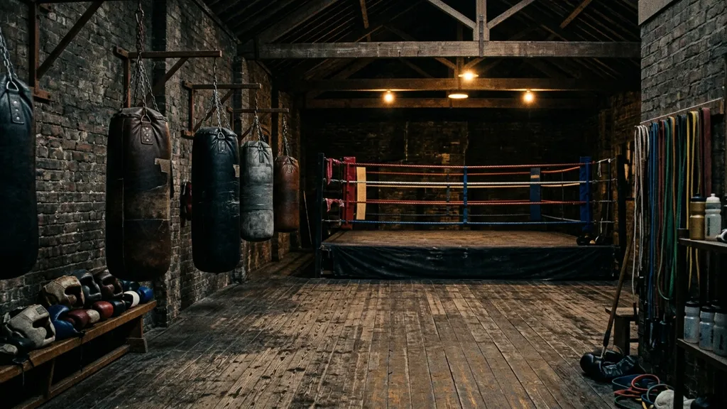 Artist's impression of Finchley Amateur Boxing Club interior