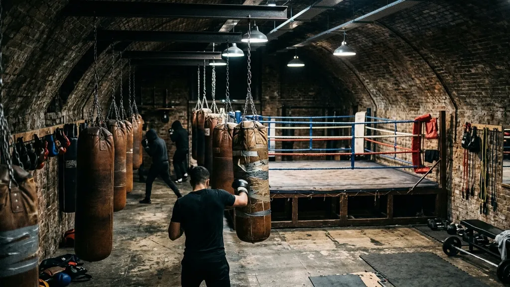 Artist's impression of Left Hook Boxing Club interior