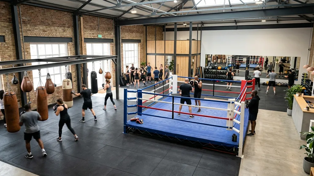 Artist's impression of 12 Rounds Boxing gym