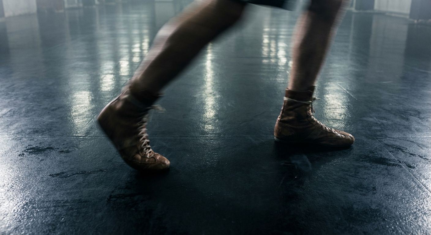 Boxing training in a dark gym compared with a colourful dance fitness class