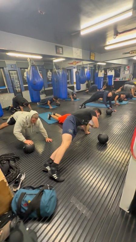 Group training at H&G Boxing