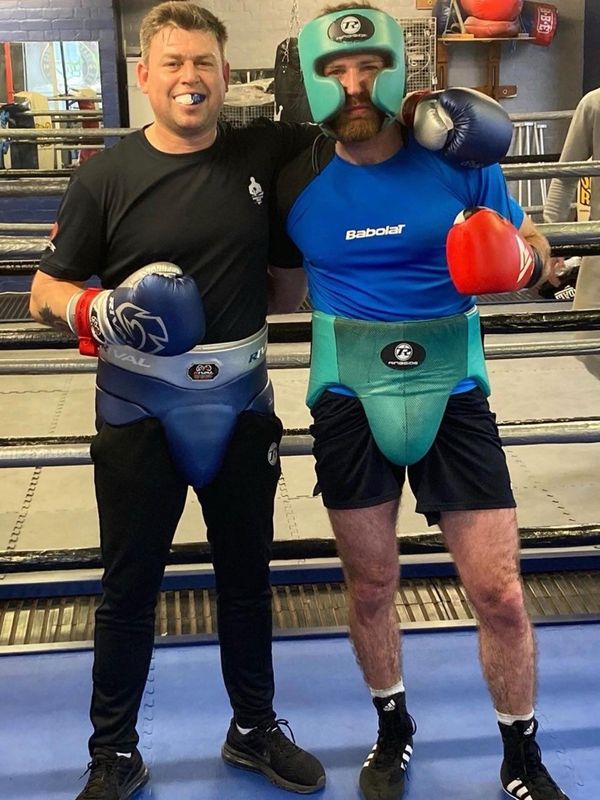 Sparring at Honour & Glory Boxing Club