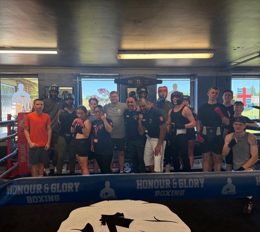Junior boxing competition at Honour and Glory