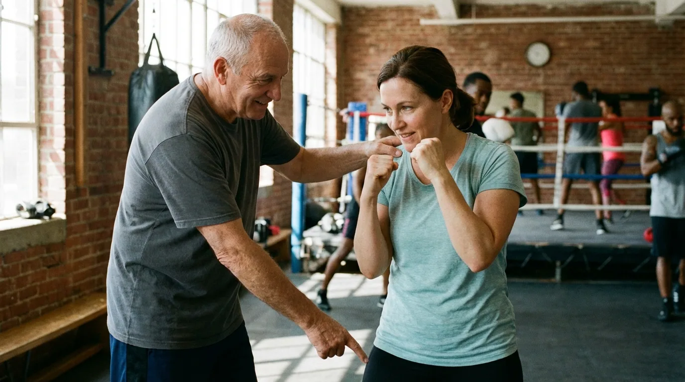 Boxing coaching at Honour and Glory