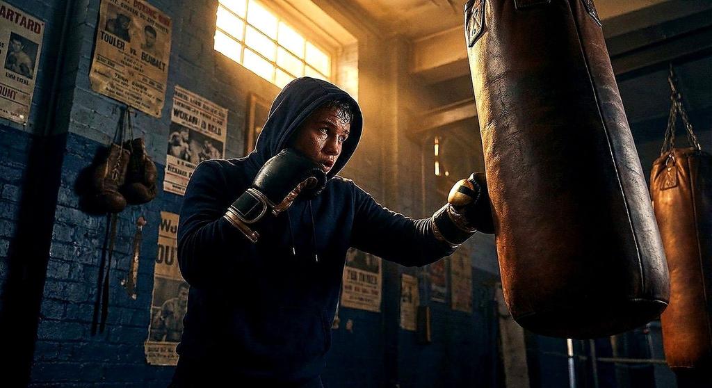 Heavy bag training at Honour and Glory