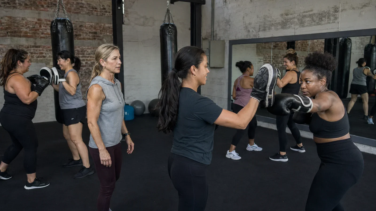 Boxing training at Honour and Glory near Beckenham