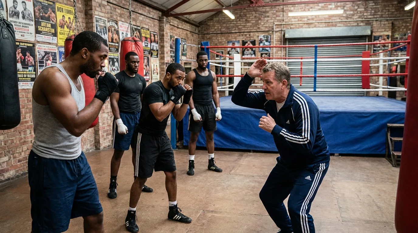 Boxing coaching session at Honour and Glory