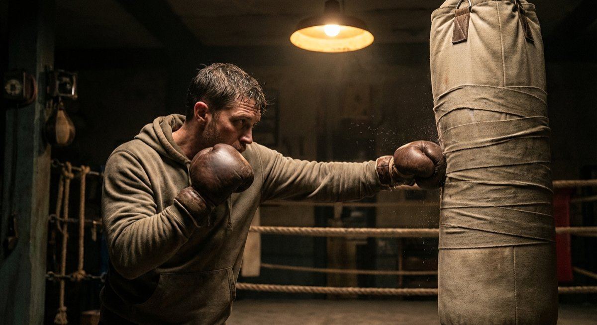 Heavy bag training at Honour and Glory