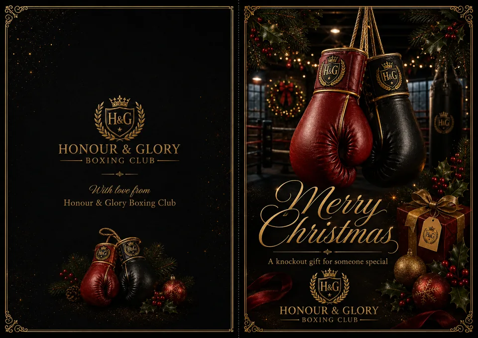 Christmas greetings card printable preview