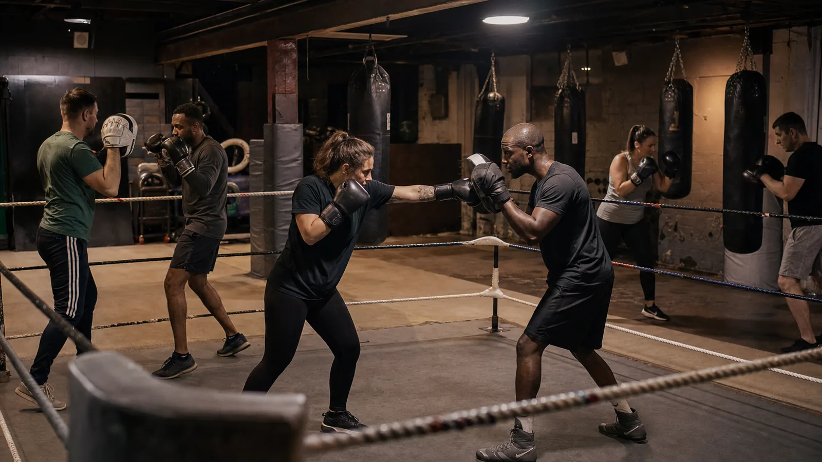 Beginner-friendly padwork coaching at Honour and Glory near Kidbrooke